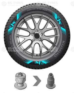 Kumho WinterCraft Ice Wi32 245/45 R19 102T